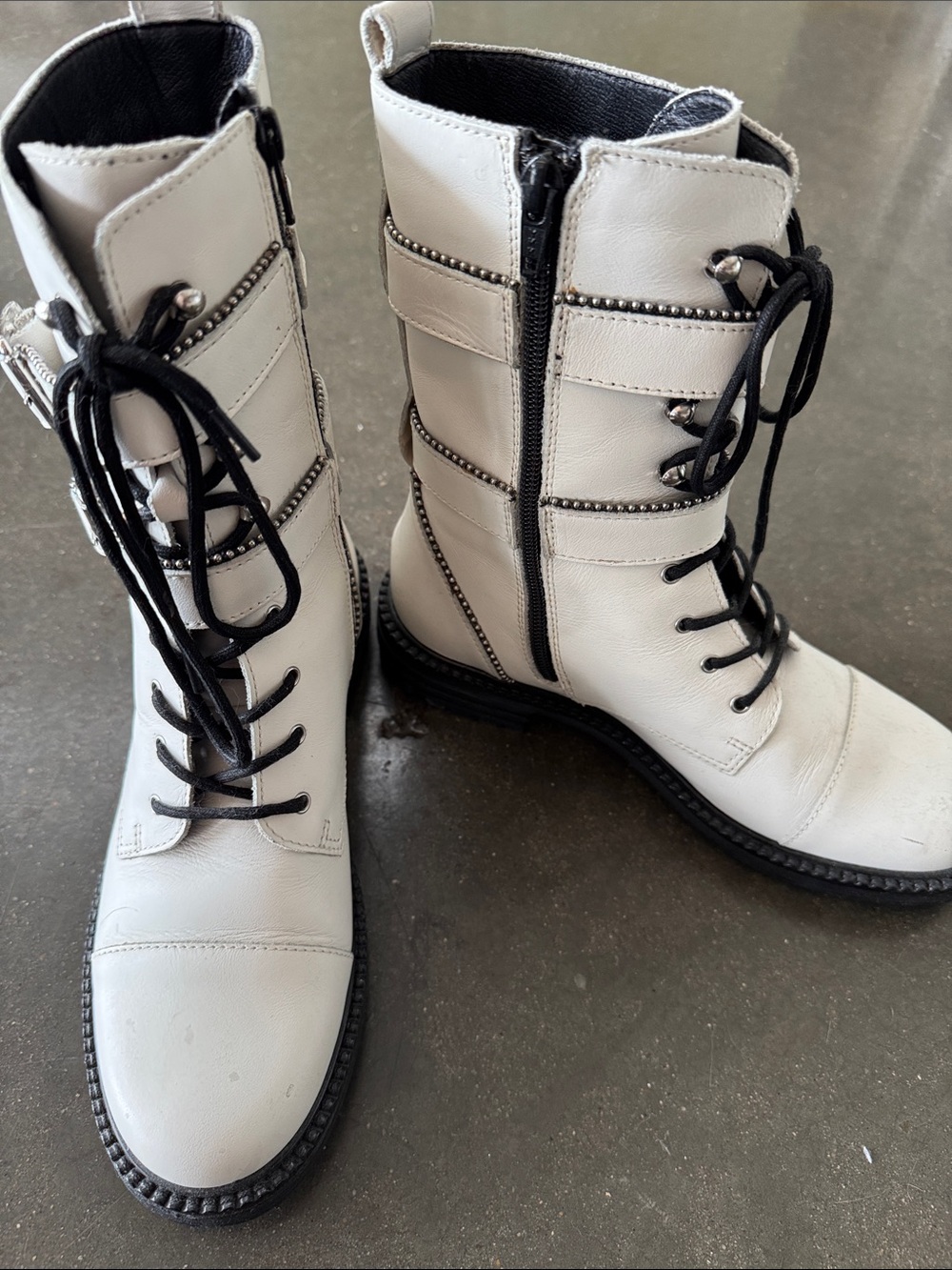 Free People zipper boots